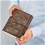 Paper High Commerce équitable Journal en Cuir avec Conception de L'arbre de Vie