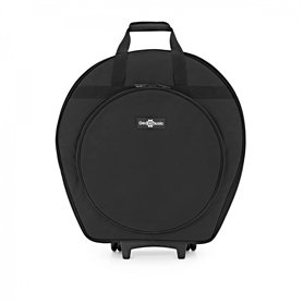 Étui pour cymbales de 22 pouces avec roues par Gear4music - Peut contenir 8 cymbales