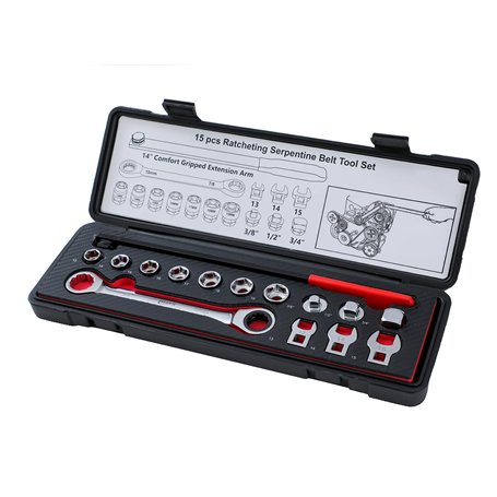 KATSU Tools – Jeu d’Outils Universel à Cliquet pour Courroie d’Accessoires