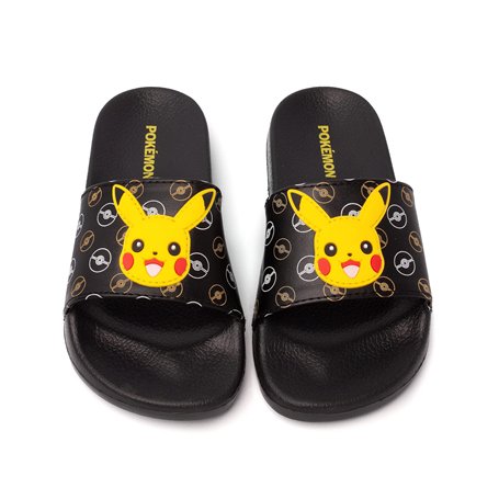 Pokémon Sliders Garçons Enfants Pikachu Sandales Plage Douche Chaussures Flip To 36 EU
