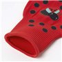 HOMESCAPES Gants de jardinage enfant, Gants de travail Filles/garçons Rouge Coccinelle
