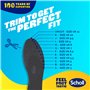 Scholl Odour Buster Paire de semelles anti-odeurs avec technologie Active Charcoal Neutraliser les odeurs – Idéales pour les bas