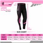 Brisk Bike Pantalon Cycliste Femme Hiver - Pantalons de Cycliste Femme Rembourré Pantalon Cycliste Femme Long (Pink/Black, M)