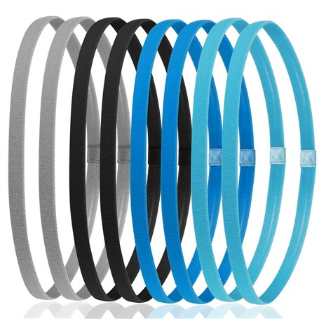 Jinlaili 8Pcs Bandeau de Sport Homme