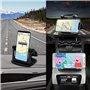 Support Téléphone Voiture avec Base Adhésive Support de Téléphone Rotatif à 360° Compatible avec Les Téléphones de 8,89 à 17,27 