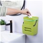 BELLE VOUS Lot de 2 Poubelles à Compost pour Cuisine en Plastique - Poubelle Composteur en Seau de 4 et 2,3 litres - Bac pour Al