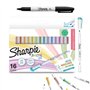 Sharpie Surligneurs S-Note Duo|Double pointe| Marqueurs créatifs pastel | Pointe ogive et biseautée pour surligner