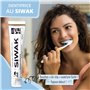 Zo-Pure dentifrice siwak – LOT DE 4 dentifrices + 4 brosses bambou - Miswak blanchiment naturel - Siwak bâton extrait authentiqu