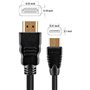 DragonTrading® - Câble HDMI compatible avec appareil photo numérique Panasonic Lumix (liste des appareils photo compatibles ci-d