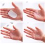 CRIVERS Lot de 10 Portable Disposal Savon Feuilles de Papier jetables Film moussant Savon de Papier pour Voyage extérieur à Lave