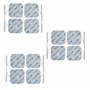 StimPads Électrodes de Remplacement EMS/TENS pour Électrostimulateur - Lot de 12 Électrodes 5x5cm avec Connexion Universelle 2mm