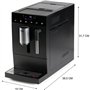 Machine a expresso automatique avec broyeur - DOMO - DO1150K - 1350 W - 19 bar - 125 g café - Noir