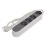 Bloc multiprise Design Gris/Blanc - 4 x 16A - 3m