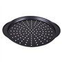 Urban Living Plat à Pizza Classique Ø37 Anti-Adhésif Perforé Passe Four et Lave-Vaisselle Noir