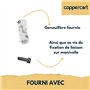 Sortie de Caisson Volet Roulant 90° – D590MB - Longueur 355 mm – Renvoi de Manivelle 6 Pans 7 – Système de Manœuvre à Manivelle