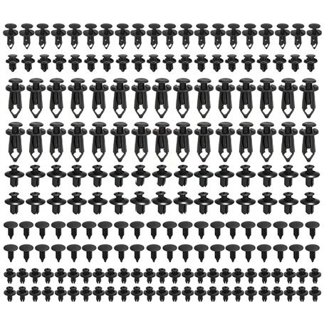 190 Pièces Clips Voiture