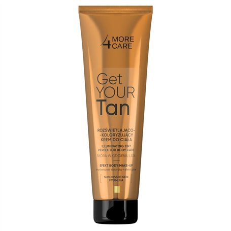More4Care Get Your Tan! Crème de coloration corporelle éclaircissante Body Make-up 100 ml