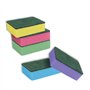 York Lot de 10 éponges à récurer Multicolore Taille S
