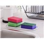 York Lot de 10 éponges à récurer Multicolore Taille S