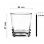 Glasmark KROSNO 1992 Lot De 6 Coupes À Glace En Verre Transparent Coupes À Dessert Lavables Au Lave-Vaisselle 270 ml