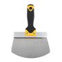 HARDY WORKING TOOLS - Couteau Stucateur Pour Seau 16,5 cm - Grattoir À Seau - Spatule Stucateur - Manche Bi-Matière