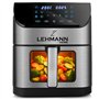 Lehmann Friteuse à air chaud XXL avec panier de 8L et fenêtre de visualisation