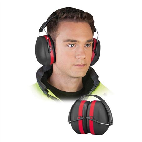 Reis OS-SUPER protections auditives Noir/rouge Taille M