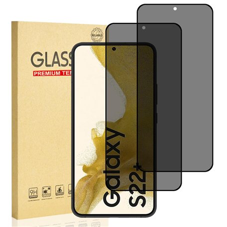 Hejkaoe Verre Trempé Anti-Espion pour Samsung Galaxy S22 Plus/S22+ 5G