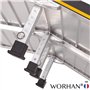 WORHAN Rampe de 2.44m Alu Pliable Valise Aluminium pour Fauteuil Roulant Chargement Scooter Plate-Forme Neuf R8