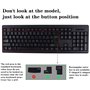 Veraing Lot de 2 protections de clavier ultra fines en silicone étanche pour ordinateur de bureau