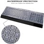 Veraing Lot de 2 protections de clavier ultra fines en silicone étanche pour ordinateur de bureau