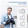 JJC Housse de Pluie en Nylon pour Appareil Photo et objectifs Canon Sony Nikon ≤ 230 mm de Longueur – Sangle et trépied montable