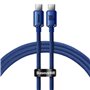 Câble USB-C vers USB-C Baseus CAJY000603 Bleu