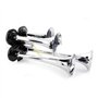 24/7 AUTO Klaxon pneumatique quadruple chromé 24 V pour camion tracteur bateau