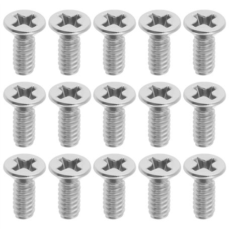 Create idea 50 Pièces 6/32-3/8 Pouces Vis à Tête Cylindrique Petites Vis à Tête Fraisée A2 Vis à Tête Fraisée à Empreinte Crucif
