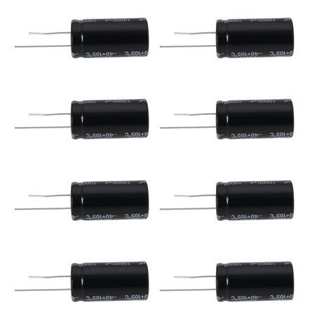 The Lord of the Tools Lot de 8 Condensateurs électrolytiques 10000uF 25V 105°C Adaptés à La Réparation Et à La Modification Du M