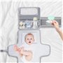 Tapis de Change BéBé Sac à langer Baby de Voyage Portable et Imperméable