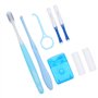 Kit de Soins Orthodontiques Portables Kit de Brosse à Dents Orthodontique pour Patient Orthodontique pour Appareil Dentaire Kit 