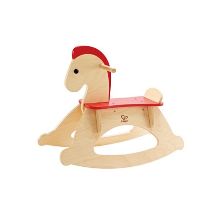 Hape Cheval à Bascule Rock and Ride en Bois pour Enfants