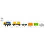 Brio World - 33982 - Long Train de Marchandises - Pour circuit de train en bois - Système d'attache aimantée - Jouet pour garçon