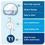 Tork Pack de démarrage pour distributeur murale de papier toilette rouleau Jumbo blanc T1, grande capacité, gamme Elevation, dis