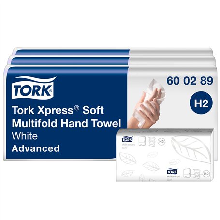 Tork Xpress® Essuie-mains interfoliés doux blancs H2