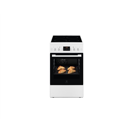 Electrolux FIN00033 Cuisinière vitrocéramique 4 foyers-Four 57L-LKR524288W