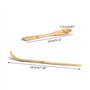 lfdhcn Cuillère à matcha en bambou – Outil traditionnel pour la préparation et la présentation du thé – 1 pièce