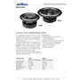 Axton ATW16 | 16 cm Subwoofer 2 x 2 Ohm 75 W RMS