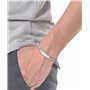 Lacoste Bracelet en Chaîne pour Homme Collection ADVENTURER en Acier Inoxydable avec une Plaque Gravée - 2040091