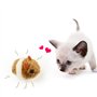 Souris à corde vibrante interactive en peluche pour chats - Spirale Katzenspielzeug