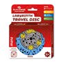 Play-a-Maze 3115276 - Puzzle de Labyrinthe à Billes - Mini Disque de Voyage - Jeu de Patience 3D avec Engrenages - Jeu de Voyage