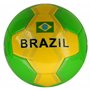 Ballon de football Brésil avec drapeau brésilien