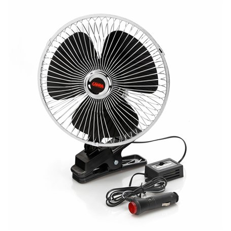 Lampa Ventilateur chromé avec Clip 24V
